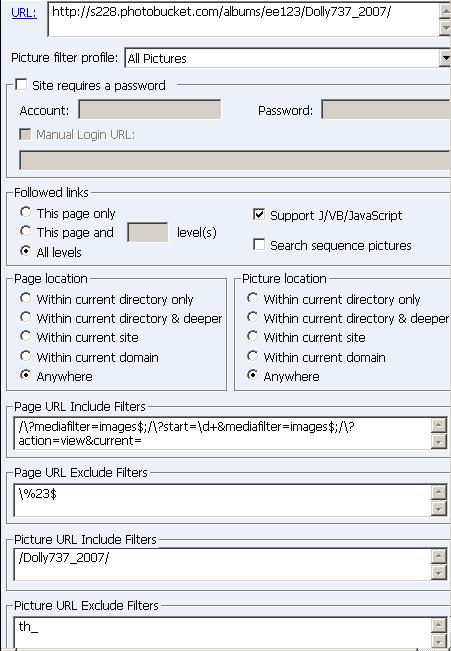 A sample: setting